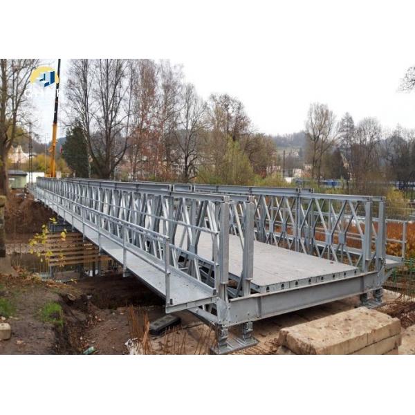 Quality High Load Steel Bailey Bridge Building For Dangerous Bridge Reinforcement for sale