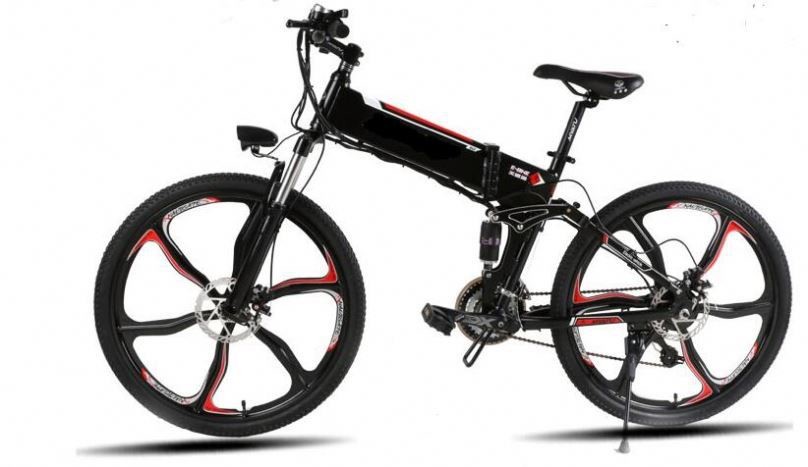China Brushless Hub Motor Pedal Assist 26 Inch Electric Folding Bike for sale