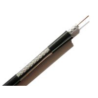 China Gel Filled RG11 Quad Shield CATV Coaxial Cable with CCS Conductor for Direct Burial factory