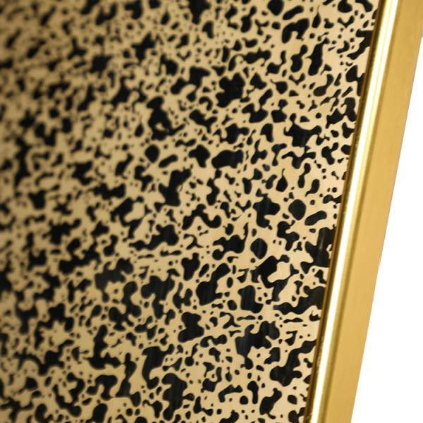 Golden Pattern Elevator Door Frame Wall Etched Stainless Steel Sheet 201 304 Metal Stainless Steel Sheet