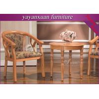 China Round Wood Dining Table From Furniture Exporter For Supply With Good Price (YW-34) factory