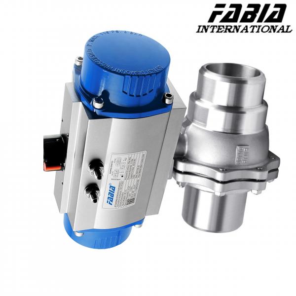 Quality Pneumatic Two-Piece Ball Valve With Low Resistance Pneumatic Ball Valve for sale