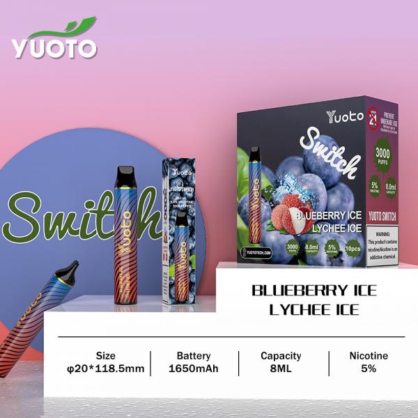 Quality ODM Yuoto Switch Draw Activated Vape Pen for Bar Entertainment for sale