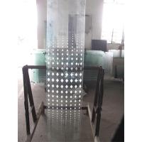 China Silk Printing Tempered Art Glass Glass Shower Wall Panels For Interior for sale