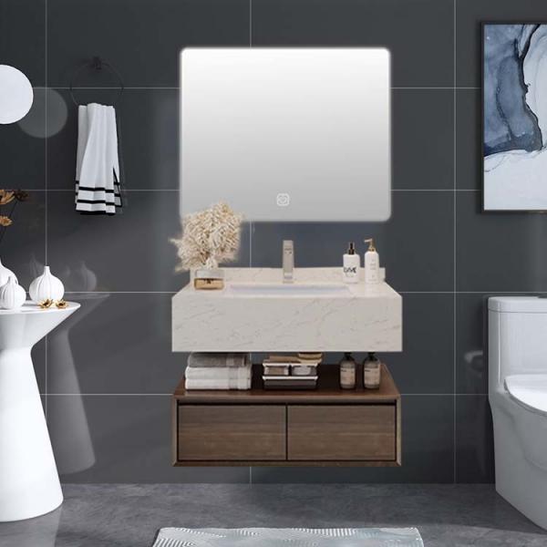 Quality SONSILL Small Bathroom Cabinet Wall Mounted 78*60cm Mirror Size for sale