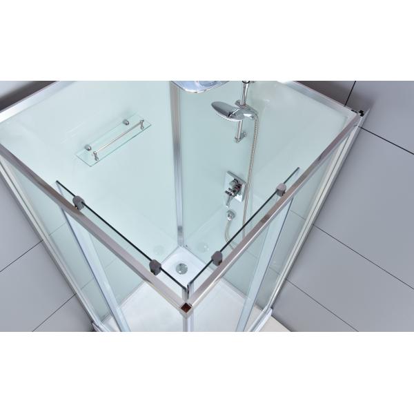 Quality 5mm Sliding Bathroom Shower Glass Enclosures 800x800x2150mm for sale