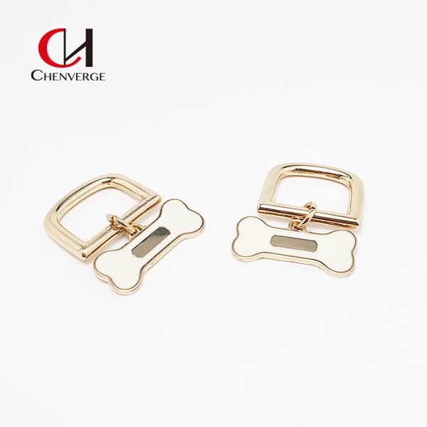Quality OEM D Type Buckle Metal Garment Accessories Anticorrosive For Pet Collar for sale