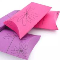 China paper pillow gift box  candy pillow packaging box Easter kraft pillow box factory