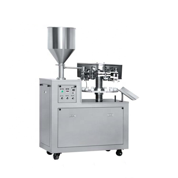 China Aluminium Plastic Soft Tube Filling Sealing Machine 2kw For Toothpaste factory