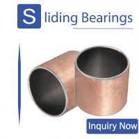 China Sintered PTFE CuPb10Sn Polymer Plain Bearings In Agriculture And Construction Industry factory