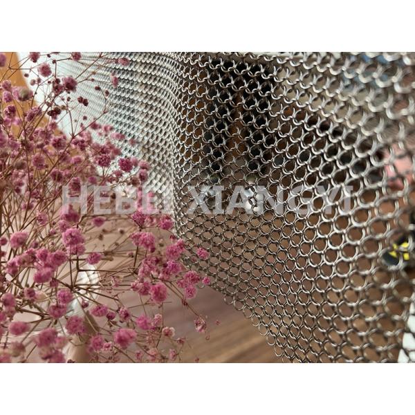 Quality S W Model Copper Chainmail Ring Mesh Curtain For Decoration Room Divider for sale