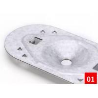China Zinc Coated Steel Oval Barbed Plate For Fix Waterproofing Membrane To Roof Decks factory