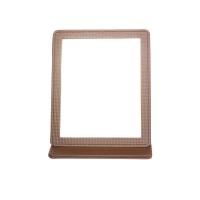 China Single Side Folding Makeup Mirror , Square Convenient Travel Vanity Mirror for sale