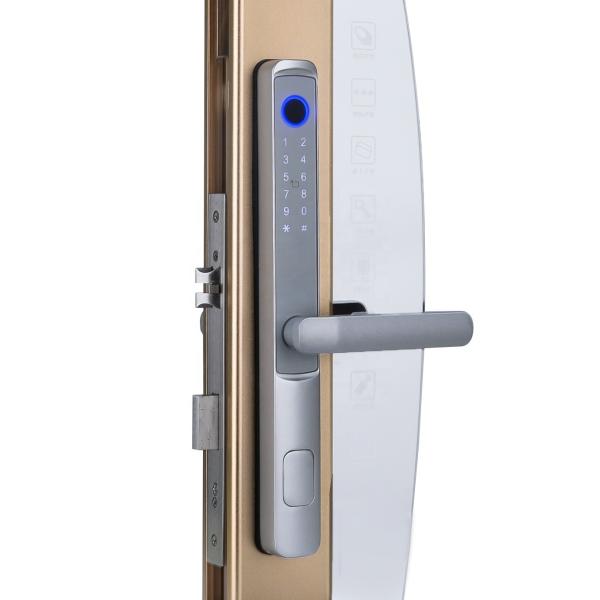 Quality Fingerprint Biometric Security Smart Door Lock SUS304 / Aluminum Alloy for sale