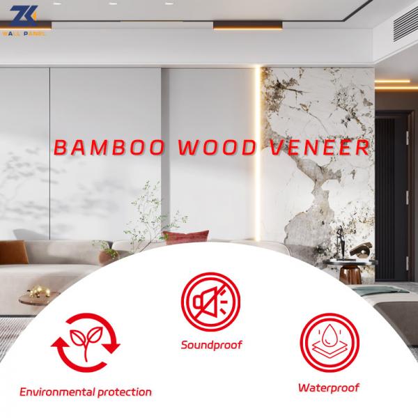 Quality Waterproof And Moisture-Proof Metal Bamboo Charcoal Fiberboard Wood Veneer Wall Panels for sale