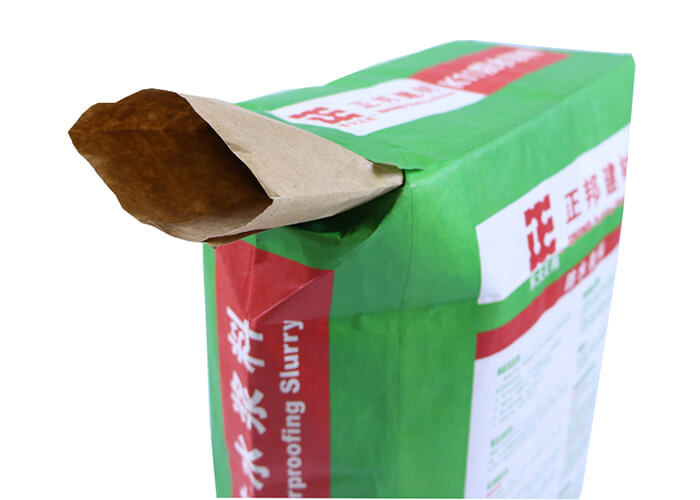 China Multiwall Kraft Paper Sacks Block Bottom Valve Bag For Tile Adhesive factory