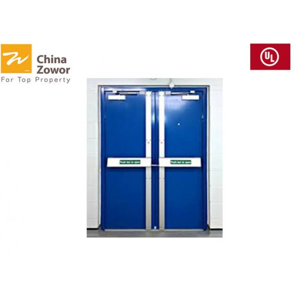 Quality Blue Self Closing Fire Access Doors For Industrial Buildings/ 45 mm Thick/1mm Gal. Steel Sheet for sale