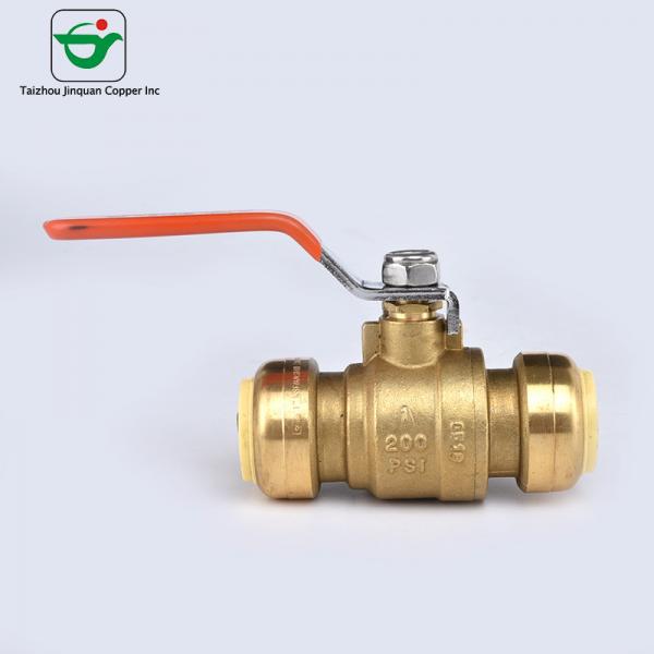 Quality OEM Supported CW614N CuZn39Pb3 Copper Push Fit Ball Valve for sale