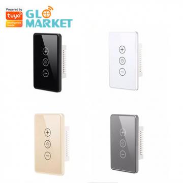 Quality Smart Tuya Wifi Dimmer Switch Touch Screen Alexa Google Voice Activated Dimmer for sale