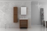 China Elegant Oak MDF Bathroom Furniture With Side Cabinet 800 x 25 x 700mm factory