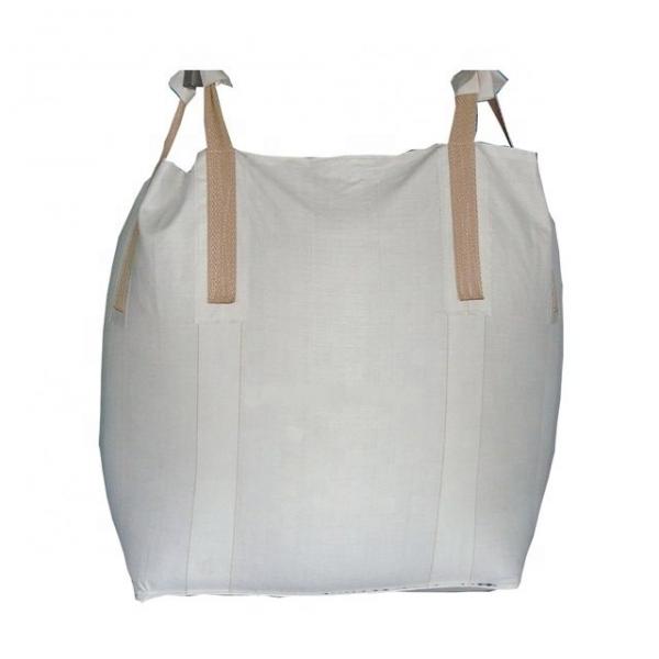 Quality White FIBC Bulk Bags 1 Ton PP Woven Jumbo Bags Anti Static for sale