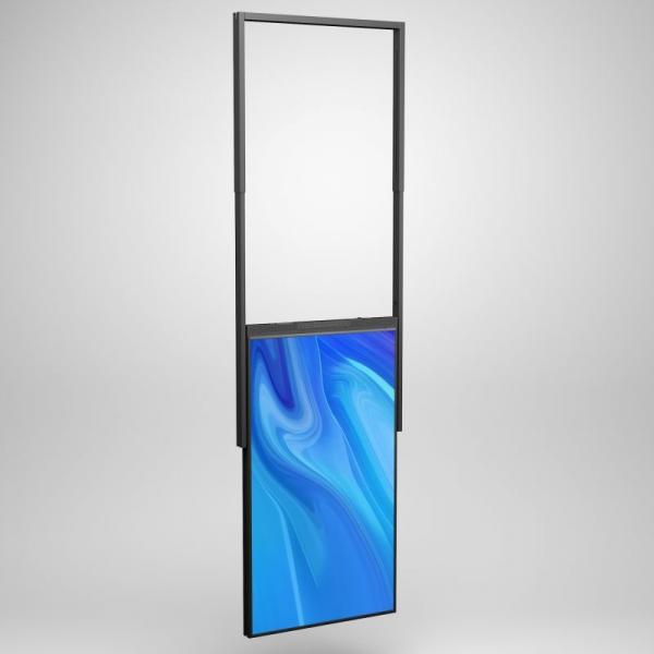 Quality Freestanding Double Sided Facing Window Display with Narrow Bezel and Available 43