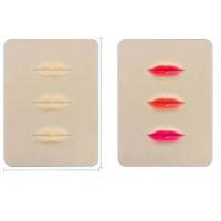 Quality PMU Permanent Makeup Rubber 3D Lips Practice Skin Tattoo Mat To Practice Perfect Eyebrow for sale