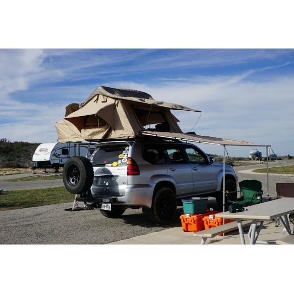 Quality Water Resistant 4x4 Roof Top Tent Easy Operate With Side Awning CE Certificated for sale