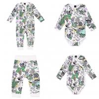 China Printing pajamas NEWBORN ROMPER kids clothes whosale newborn baby clothes factory