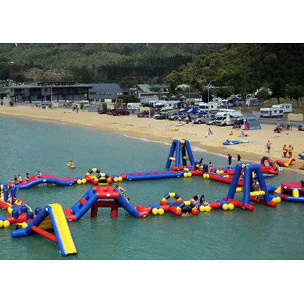 Quality Amazing Inflatable Water Park For Lake , Huge Water Park Inflatable With 0.9mm for sale