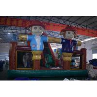 Quality Scarecrow Themed PVC Bouncy Castle , Inflatable Farm Fun Kids Bounce House for sale