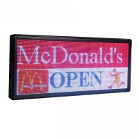 Quality 3D Effects Scrolling Message LED Window Display Signs 5mm Pixel Pitch Wireless Control for sale