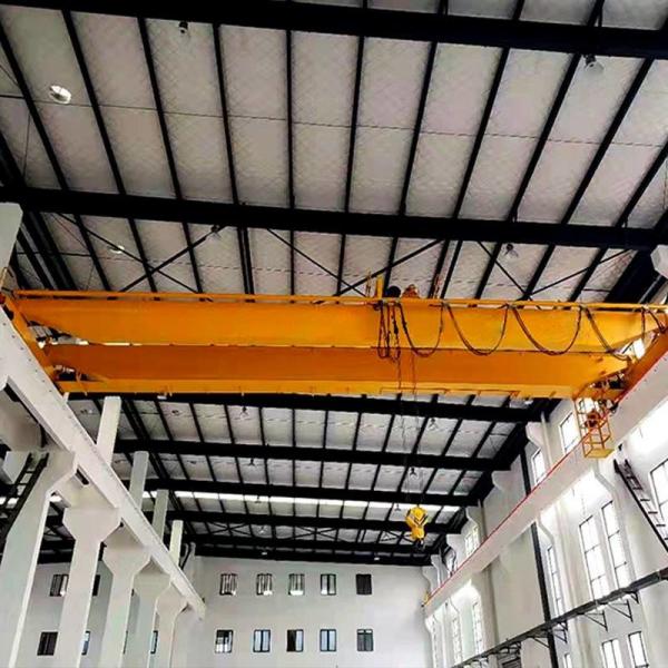 Quality Twin Beam Overhead Crane Machine QD Model 5 Ton Bridge Crane With Trolley for sale