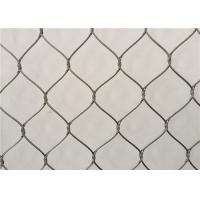 Quality High Strength SS Zoo Wire Mesh Hand Woven Anti - Rust Easy Installation for sale