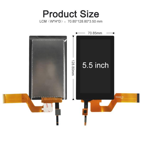 Quality 5.5 Inch MIPI Interface IPS TFT LCD Display Module Transmissive for sale