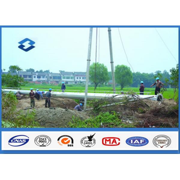 Quality Hot Roll Steel Metal Utility Poles , 345Mpa Min Yield Stress Electrical Poles for sale