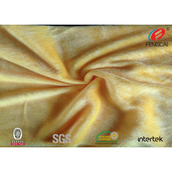 Quality SOLID Velvet Home Decor Fabric , 100% Polyester Shiny Blush Pink Velvet Fabric for sale
