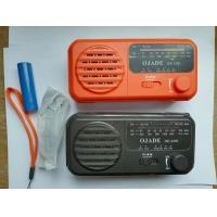 Quality LED Solar Powered Am Fm Radio rechargeable 1710KHz Emergency With Usb Charger for sale