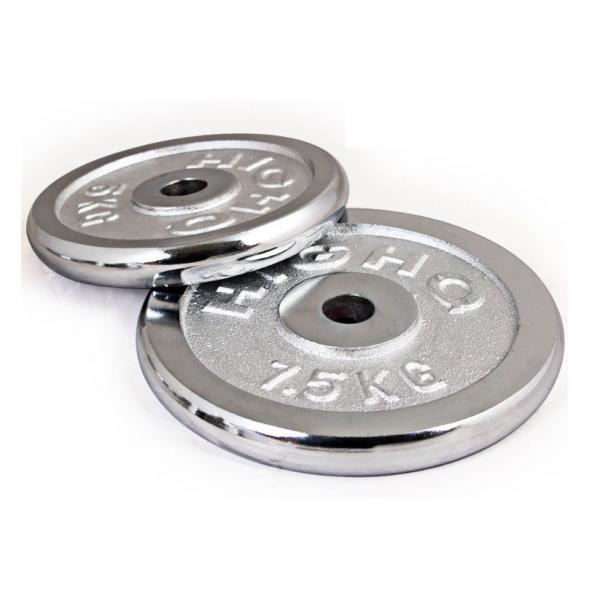 Quality 2.5kgs Gym Training Chrome Weight Plates Barbell Dumbbell Plates With 30mm Hole for sale