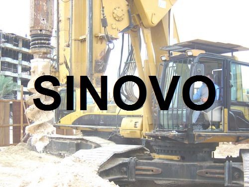 Quality Sinovo High Operating Efficiency Crawler Hydraulic Rotary Drilling Rig CFA Pile Driver For Excavator for sale