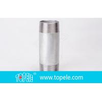 China 1 / 2- 2 Electrical Galvanized Rigid Electrical Conduit Nipple  Fittings factory