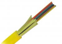 China yellow jacket 12core Indoor Distribution fiber optical cable with 0.9mm Cable factory