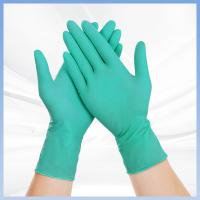 Quality Green Hygienic Nitrile Gloves Food Safe Prep Safe 6 Mil Nitrile Gloves for sale