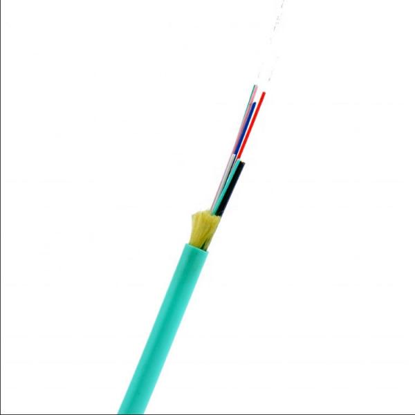 Quality GJFJV Turquoise Sheath Tight Buffered Indoor 0M3-150 Multimode Fiber Cable for sale