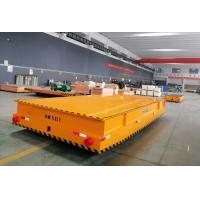 Quality Safety Protection Flat Rail Transfer Cart 20ton With Emergency Stop Speed for sale