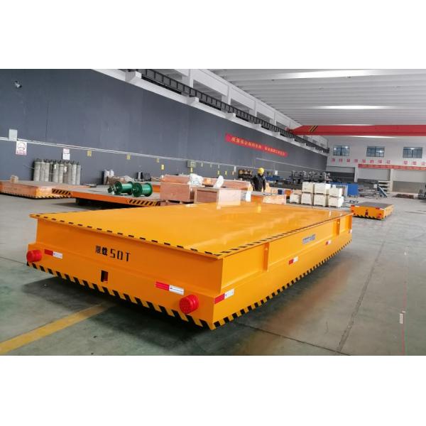 Quality Safety Protection Flat Rail Transfer Cart 20ton With Emergency Stop Speed Limiter for sale