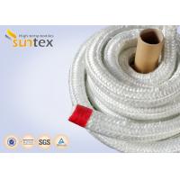 China Heat Insulation 550C Fiberglass Rope Gasket For Industrial Furnace Fireplaces factory