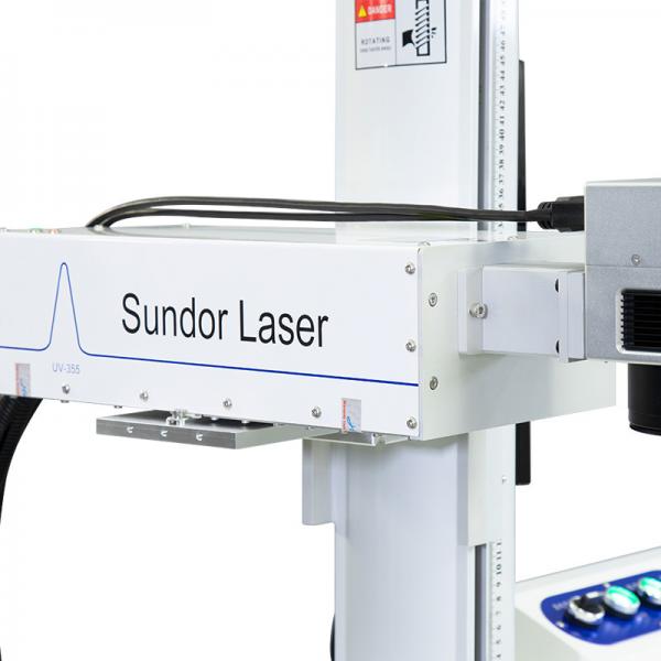 Quality 3W 5W Sundor UV Laser Marking Machine For Glass Sunglasses Bottle for sale