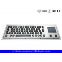 China Waterproof Illuminated Metal Keyboard With Touchpad And 64 Led Backlit Keys factory