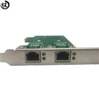 China Dual-port Gigabit PCIE RJ45 port PCI Express LAN card,network card factory
